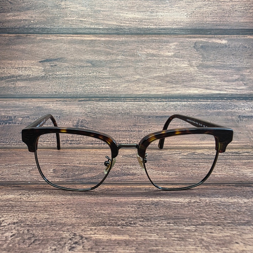 Coach HC8326 C6194 Dark Tortoise Gold Browline Eyeglasses Frames 52-20-145